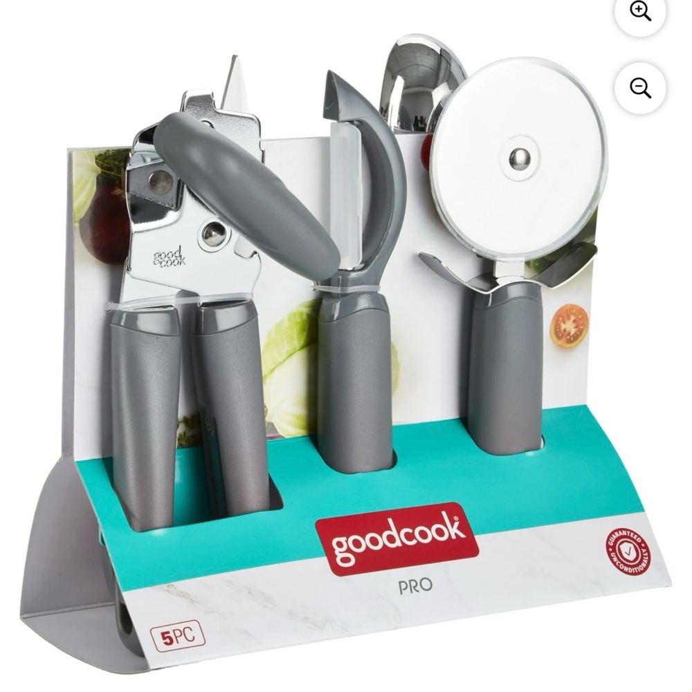 GoodCook Pro 5-Piece Kitchen Tool Set in Gray